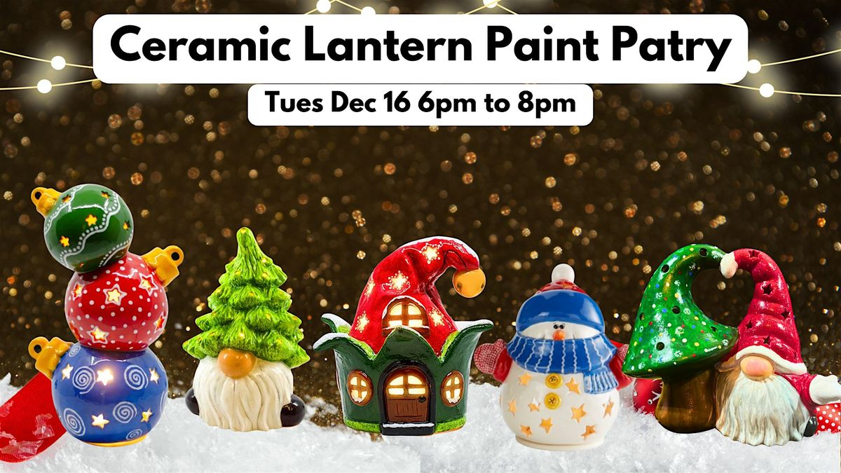 Holiday Ceramic Lantern Party @ NEO Pizza Annapolis \/Maryland Craft Parties