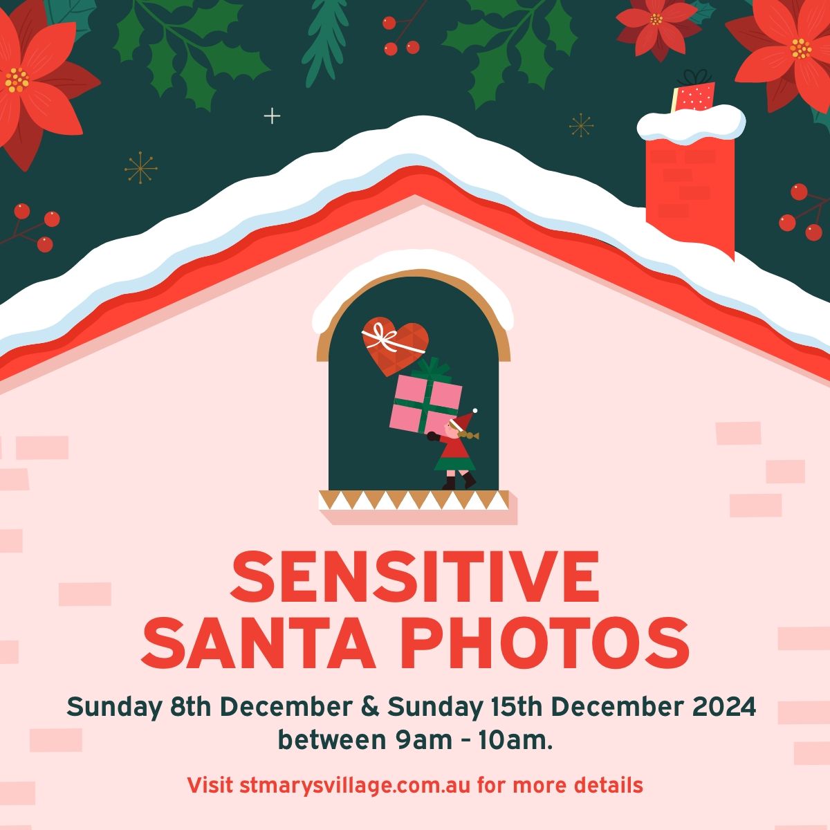 Sensitive Santa Photography at St Marys Village