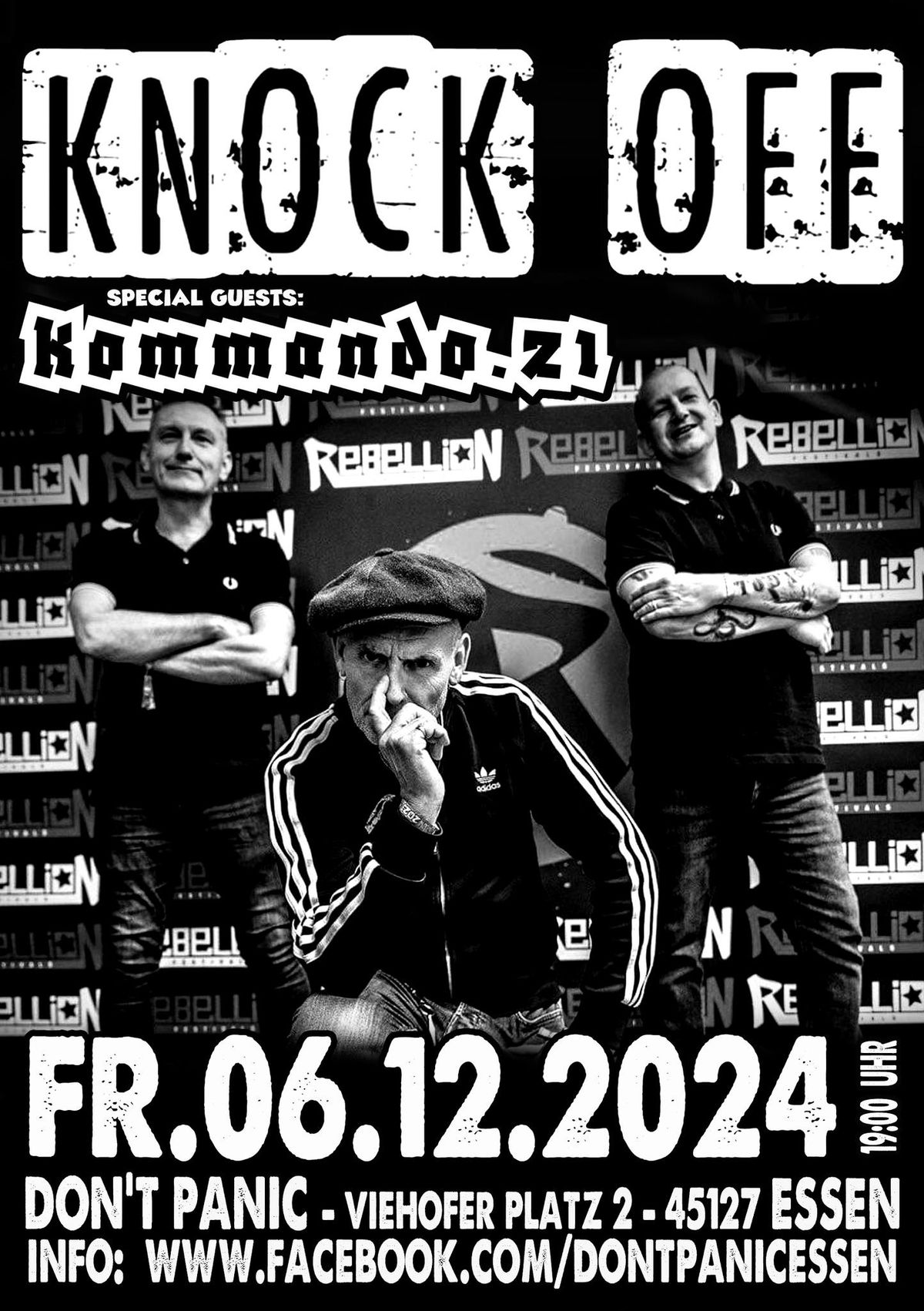 Knock Off (Oi! & Punk from London, UK) + Special Guests: Kommando.21