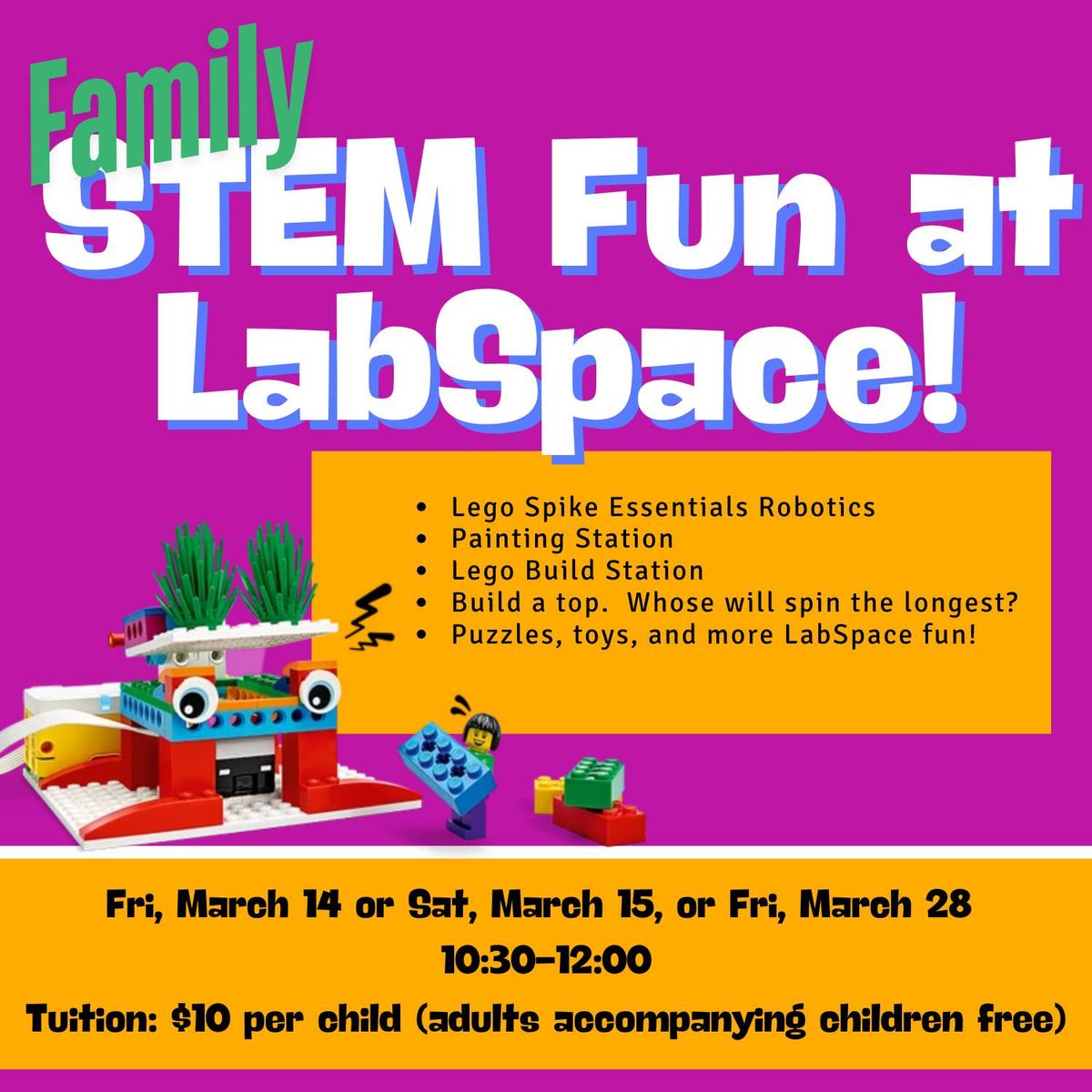 Family STEM Fun at LabSpace!