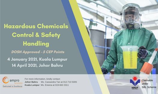 DOSH Approved - Hazardous Chemicals Control & Safety Handling