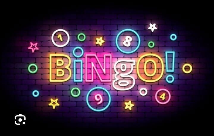 Bingo with pie and pea supper !!