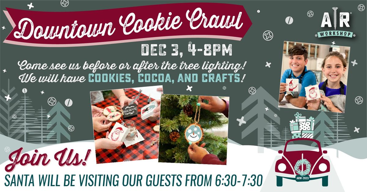 Downtown Tree Lighting & Cookie Crawl with a JOLLY special guest!