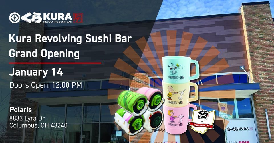 KURA REVOLVING SUSHI BAR GRAND OPENING IN COLUMBUS, 8833 Lyra Dr