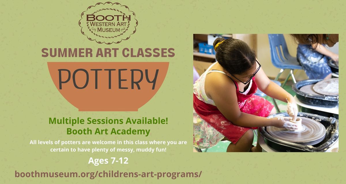 CHILDREN\u2019S SUMMER ART CLASS: Pottery