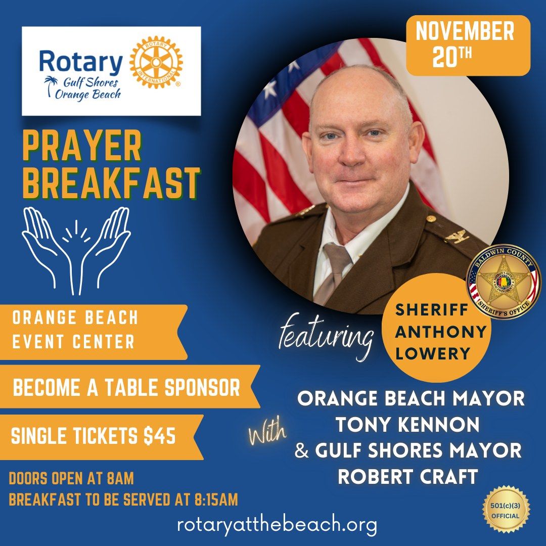 Rotary Club of Gulf Shores\/Orange Beach Prayer Breakfast