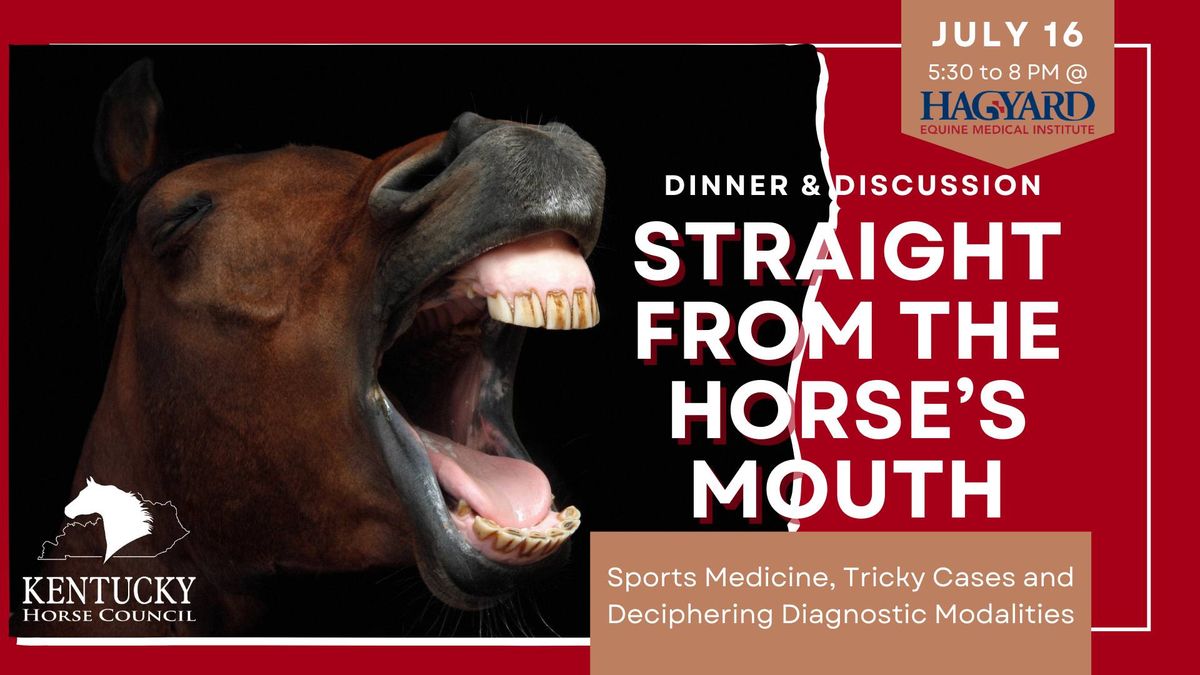 Straight From the Horse\u2019s Mouth: Sports Medicine, Tricky Cases and Deciphering Diagnostic Modalities