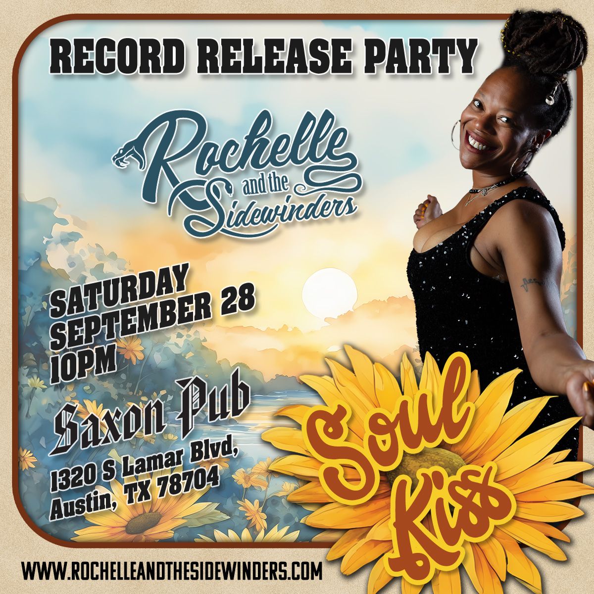 Rochelle & The Sidewinders Record Release Party-Saxon Pub!