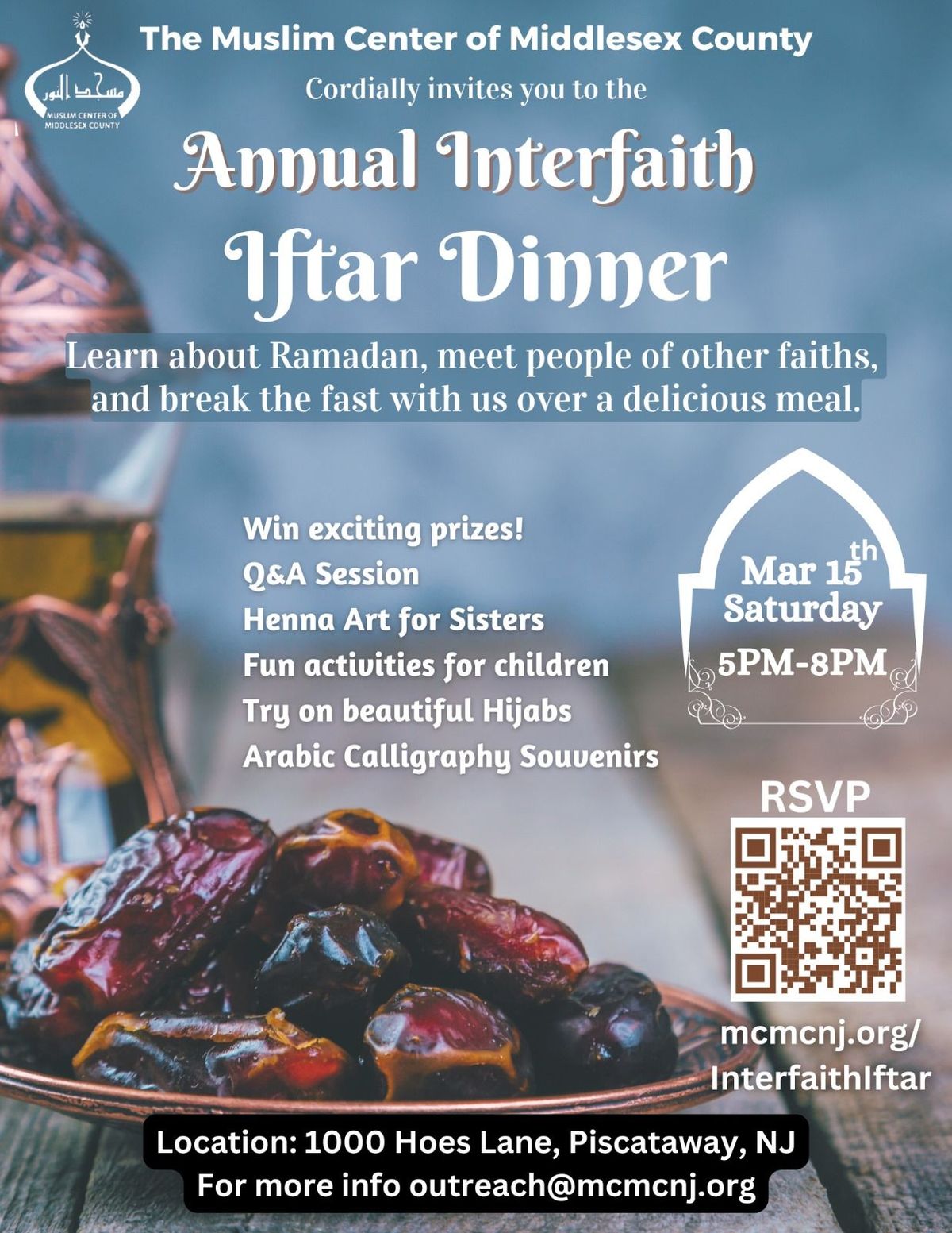 Annual Interfaith Iftar Dinner