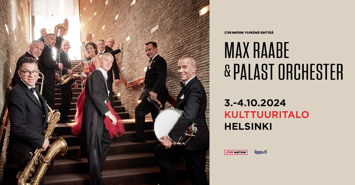 Max Raabe & Palast Orchester (DE): September Song, Kulttuuritalo, Helsinki 3.\u20134.10.2024