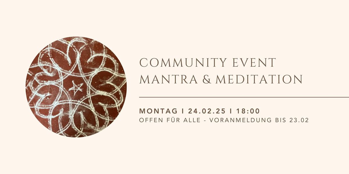 Community Event: Mantra & Meditation 