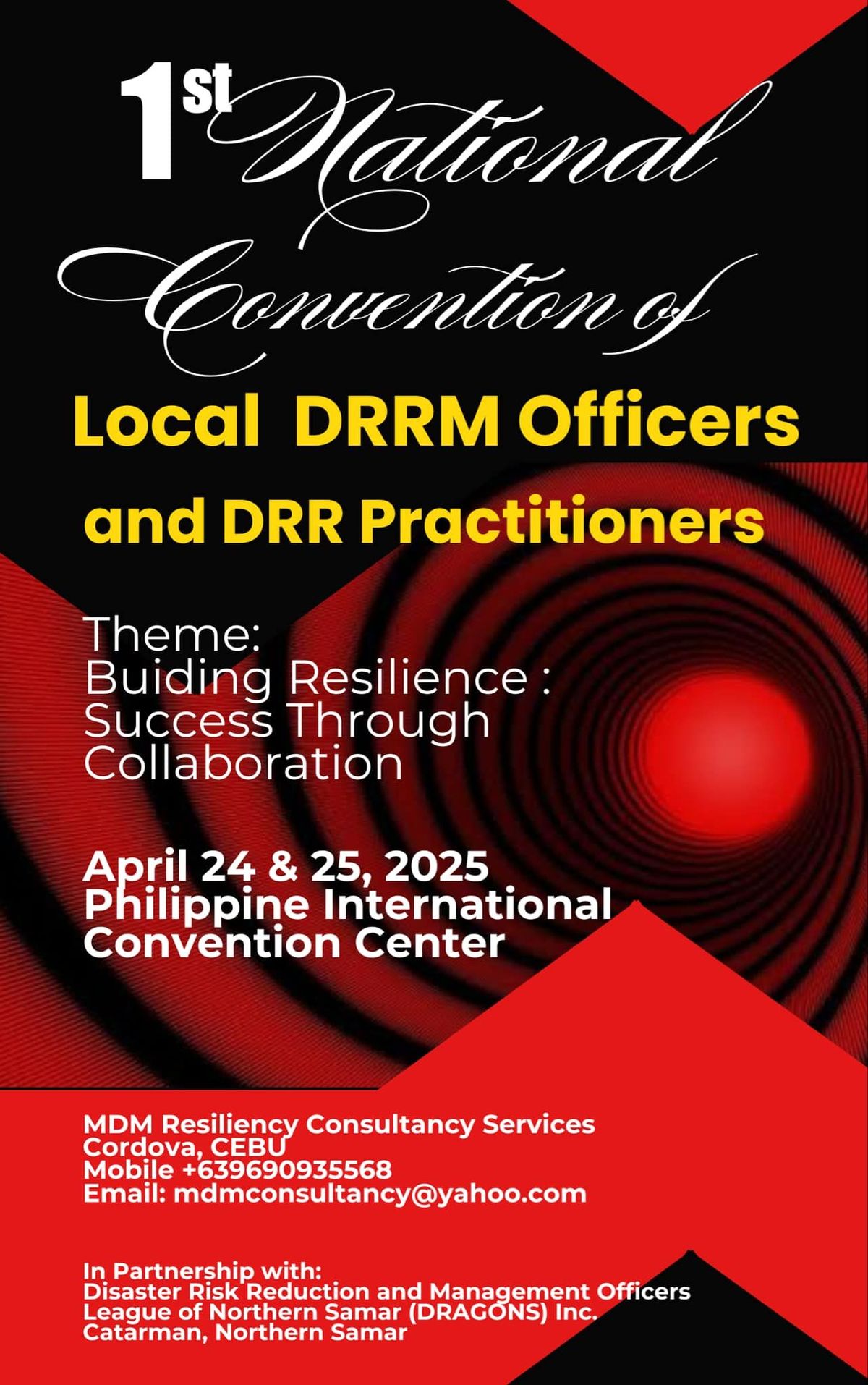 1st National Convention of Local DRRM Officers and DRR Practitioners