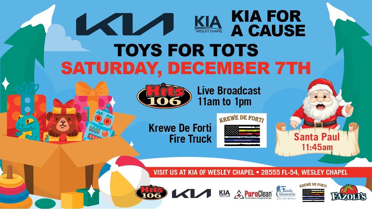 Kia for a Cause- Toys for Tots!