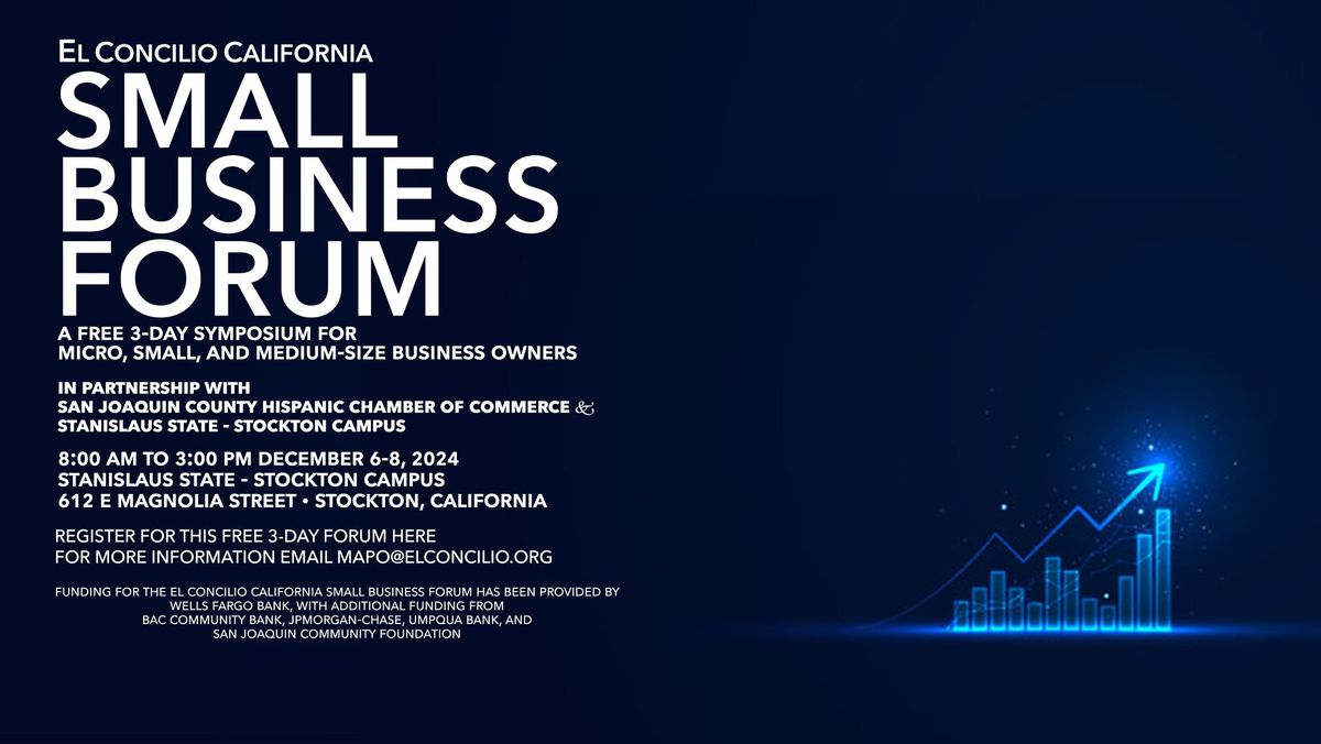 El Concilio California Small Business Forum 