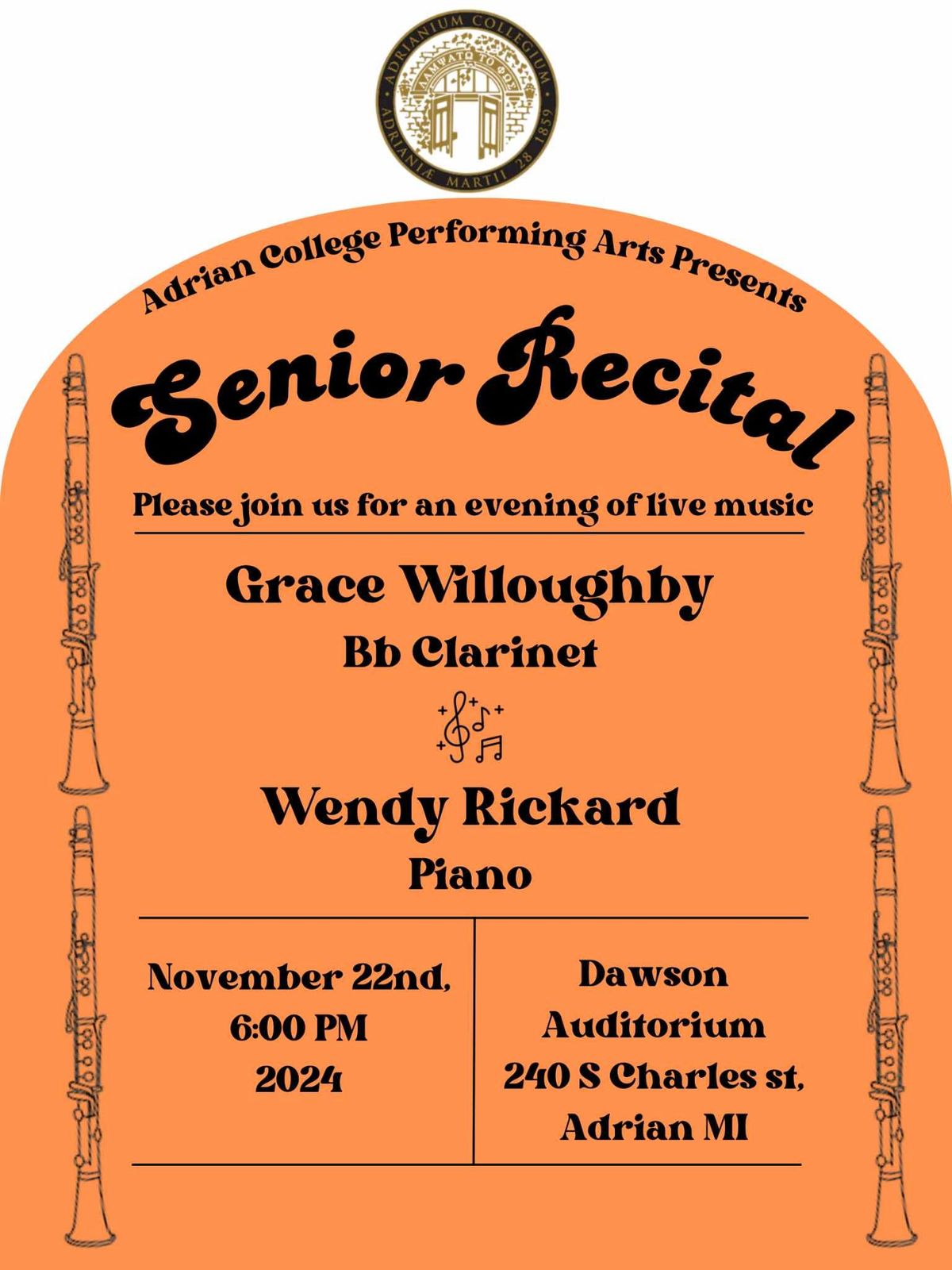 Senior Recital - Grace Willoughby