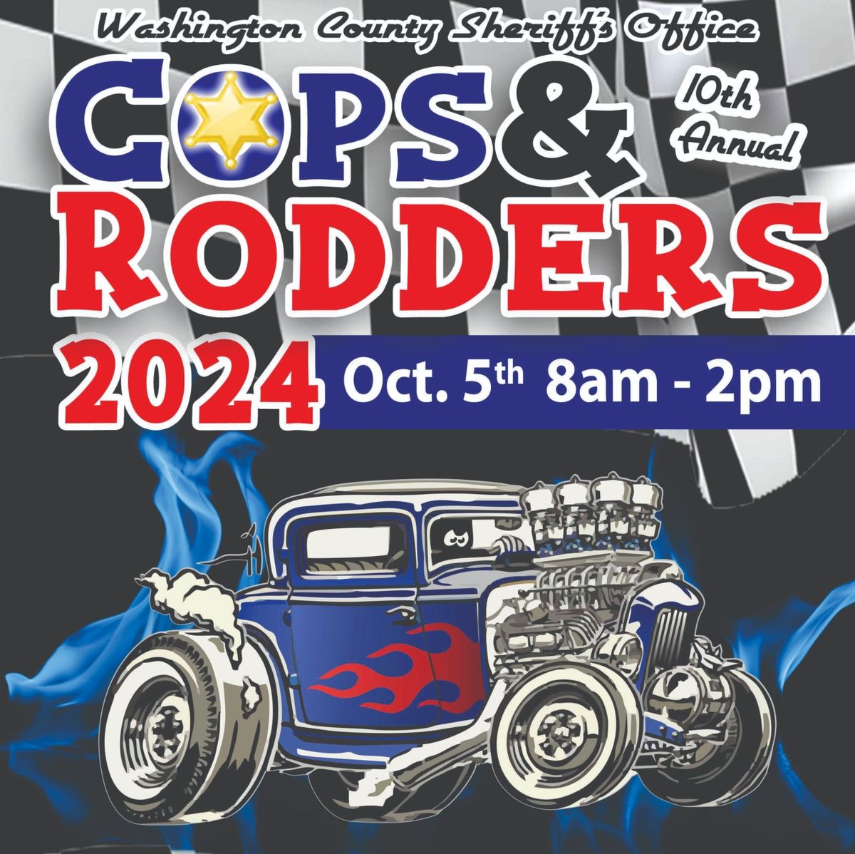 10th Annual COPS & RODDERS Car Show