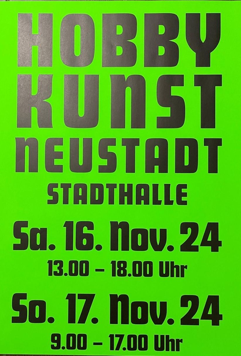 Hobbyk\u00fcnstlermarkt Neustadt a.d. Waldnaab 2024