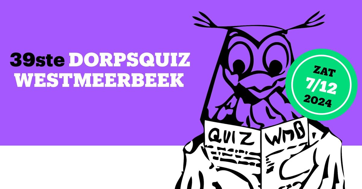 39ste Dorpsquiz Westmeerbeek