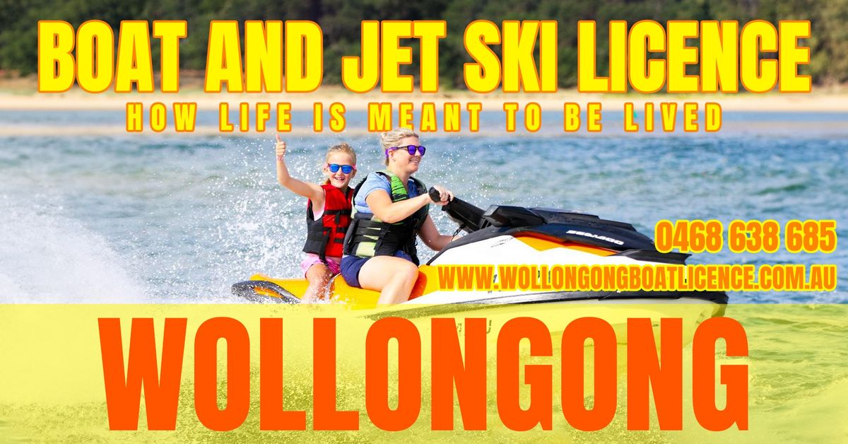 Wollongong Boat & Jetski Licence Course