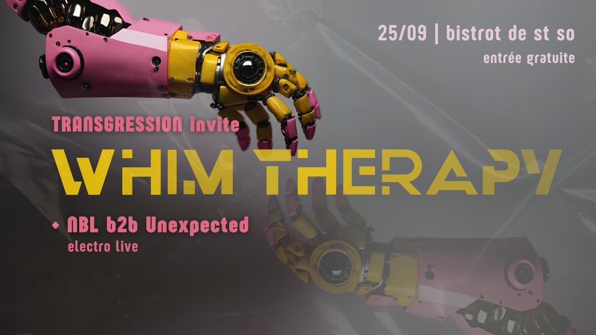 Transgression invite WHIM THERAPY \ud83e\uddbe