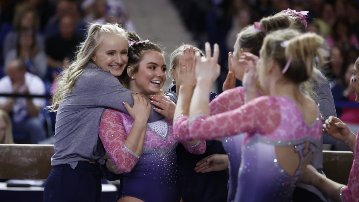 Denver Pioneers at BYU Cougars Womens Gymnastics