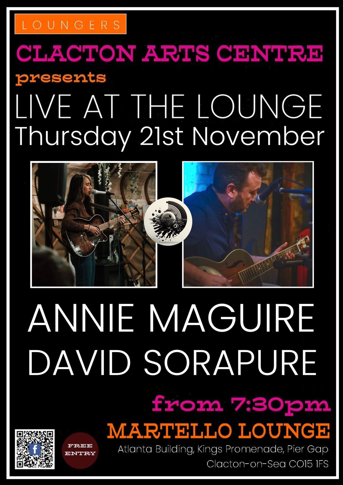 Annie Maguire \/ David Sorapure - Live at the Lounge - Thursday 21st November 