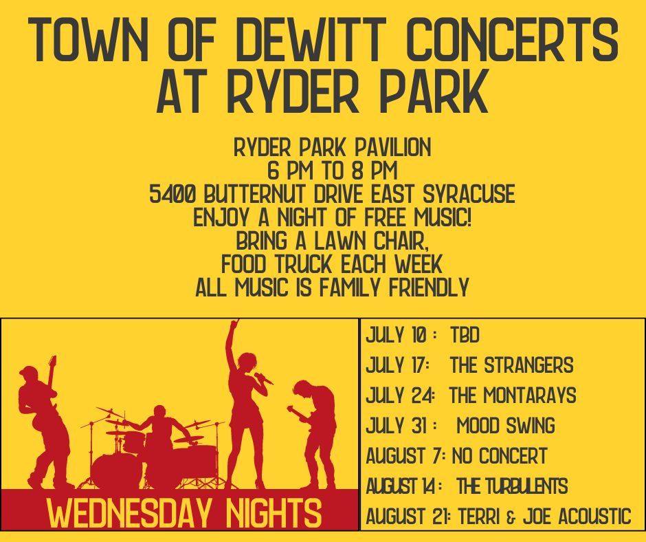 DeWitt Summer Concert Series with Mood Swing