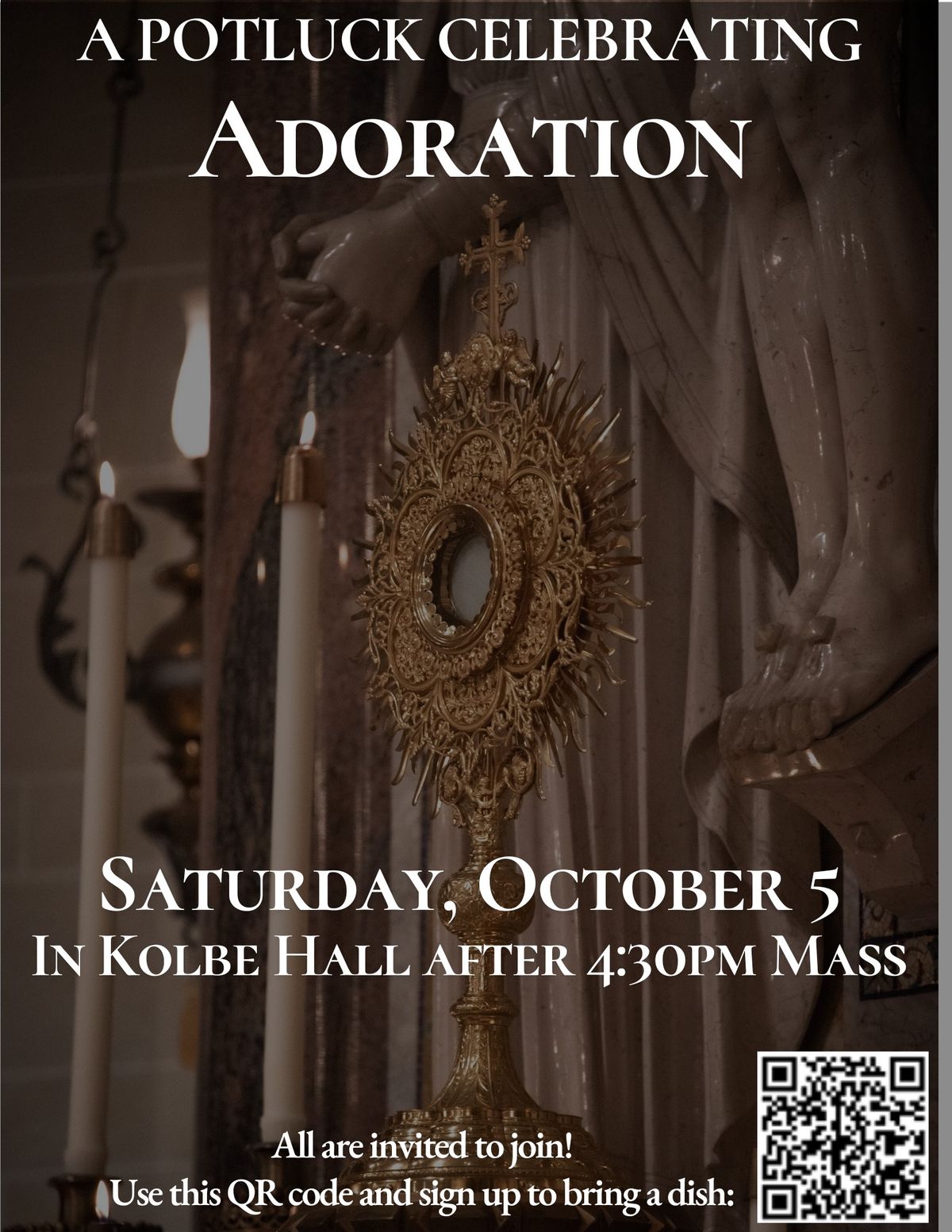 Potluck Dinner Celebrating Eucharistic Adoration