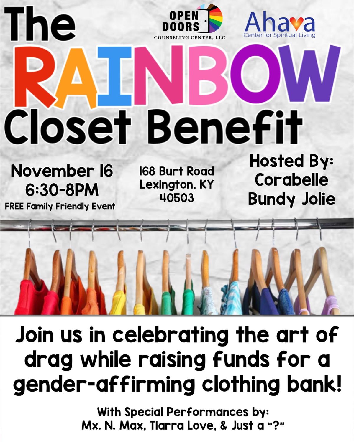 The Rainbow Closet Benefit