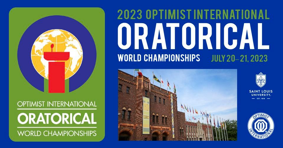 2023 Optimist International Oratorical World Championships , Saint ...