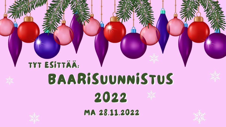 TYT: BAARISUUNNISTUS 2022