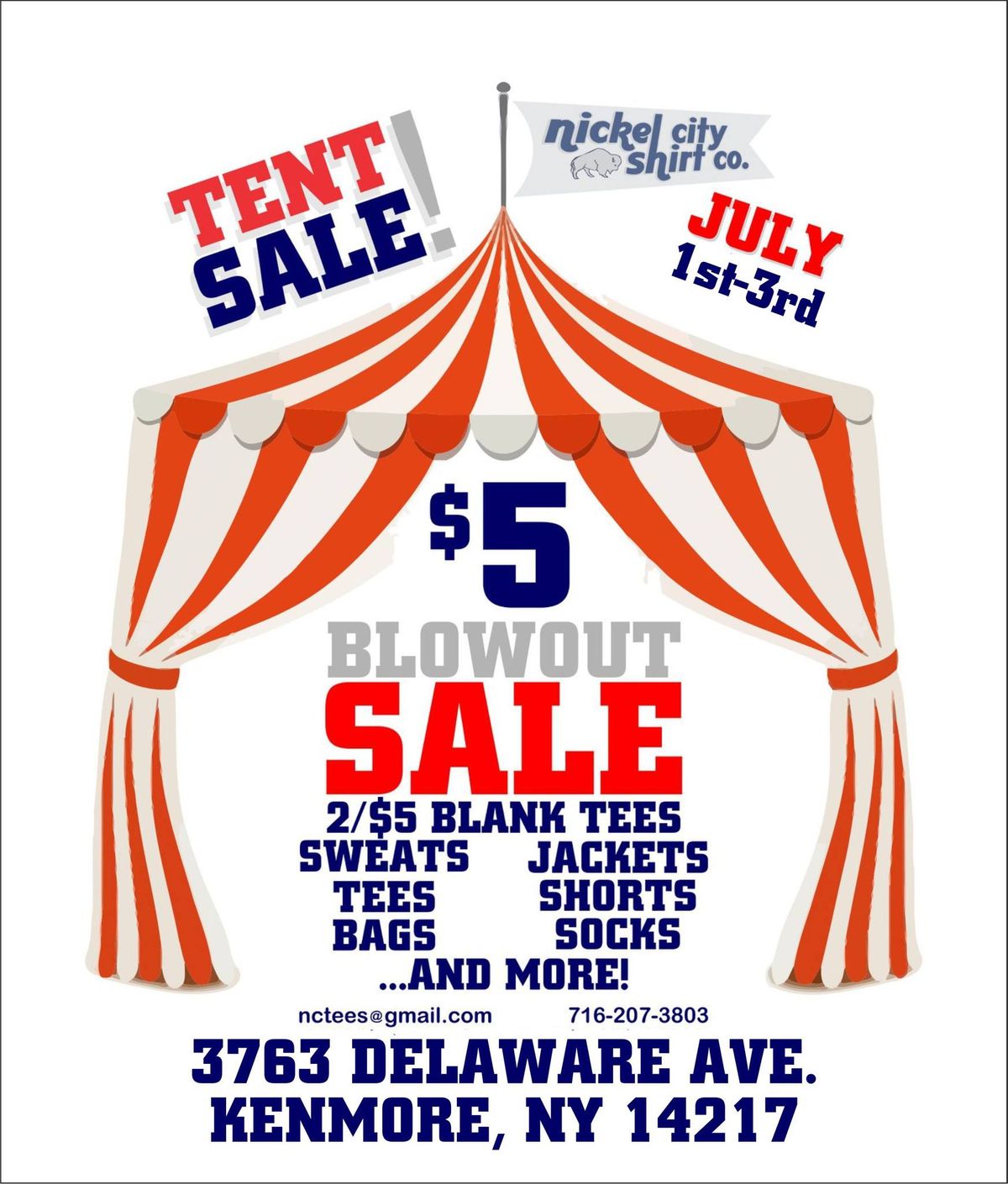 (Not so) Annual Tent Sale 2024