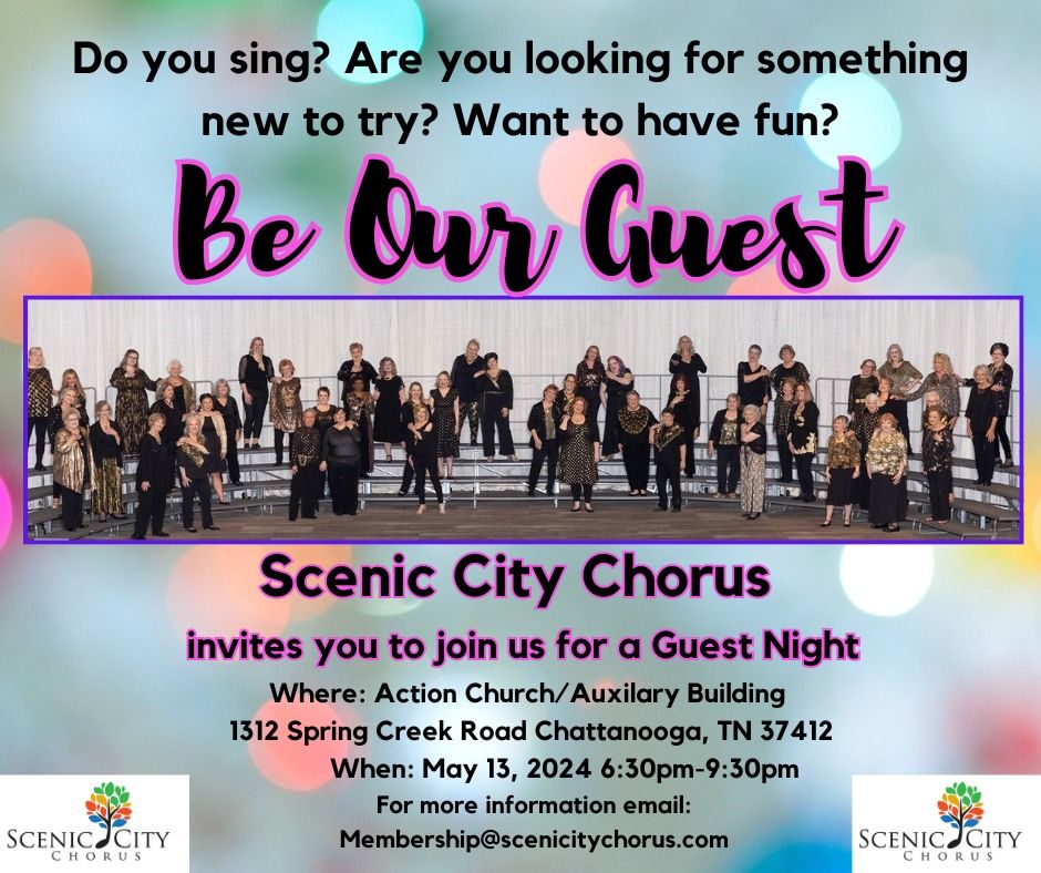 Scenic City Chorus Guest Night