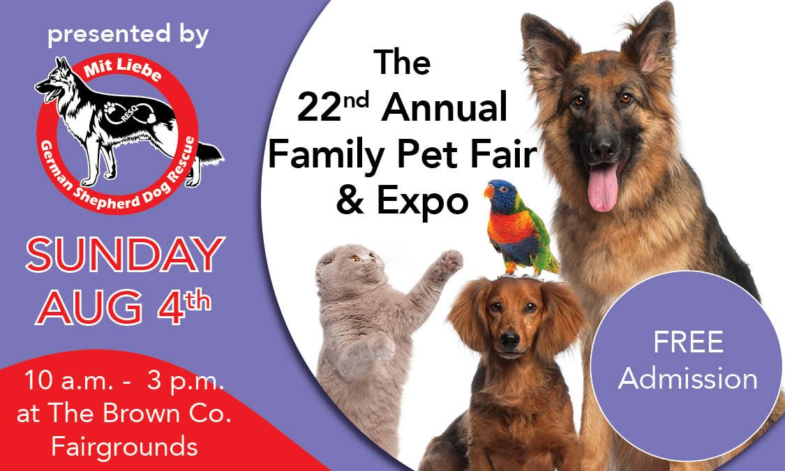 Family Pet Expo @ Brown County Fairgrounds