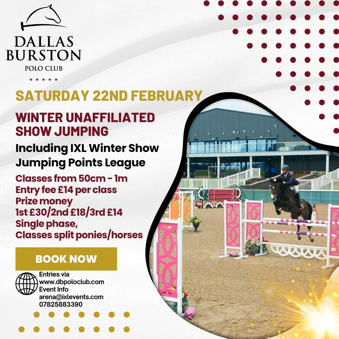 Dallas Burston Winter Show Jumping 50-100cm - IXL Winter Points