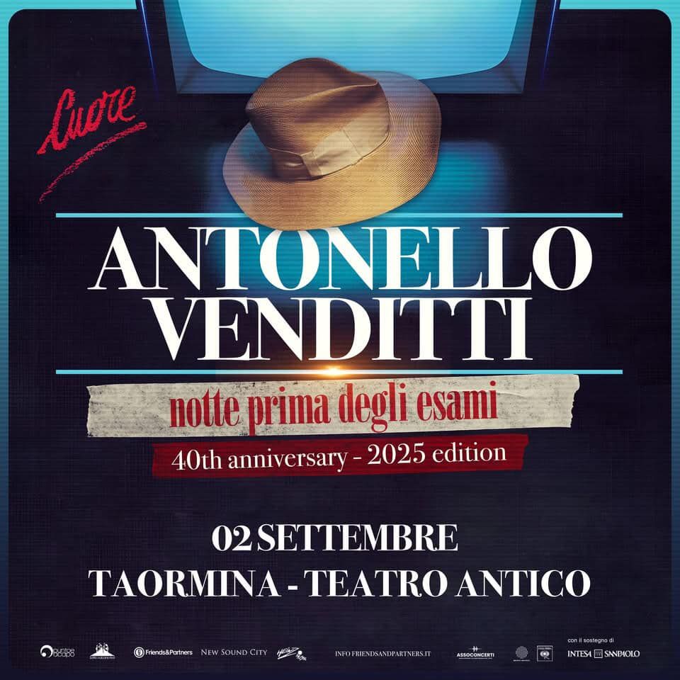 Venditti in concerto a Taormina