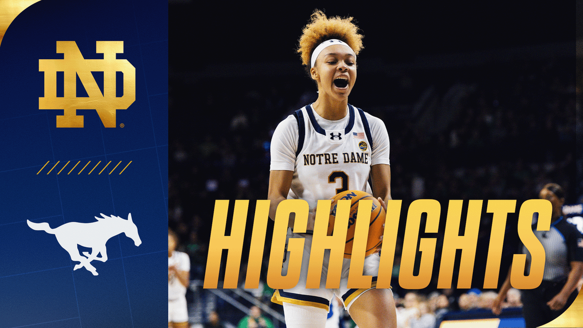 Notre Dame Fighting Irish at SMU Mustangs Womens Basketball