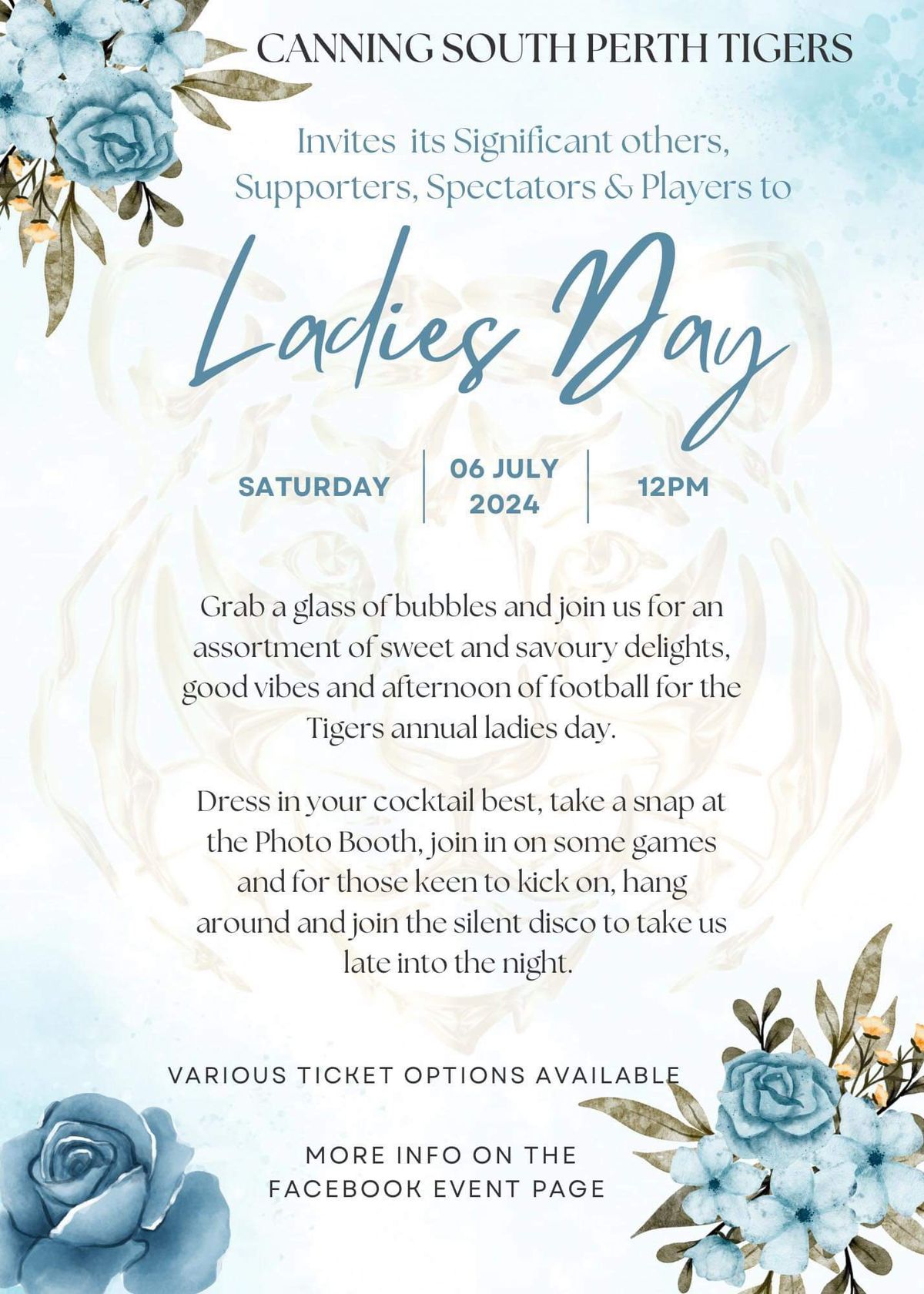 Canning Tigers Ladies Day
