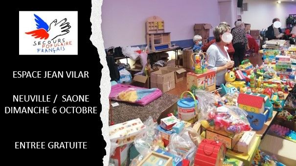 BROCANTE SOLIDAIRE DU SECOURS POPULAIRE