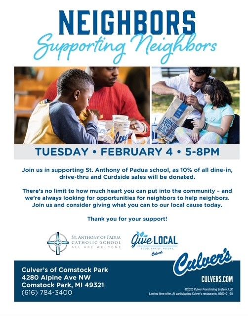 Culver's Restaurant Night 