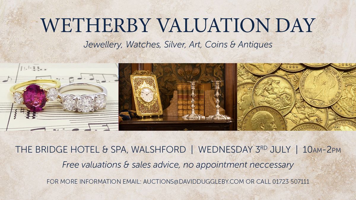 Wetherby Valuation Day: The Bridge Hotel & Spa