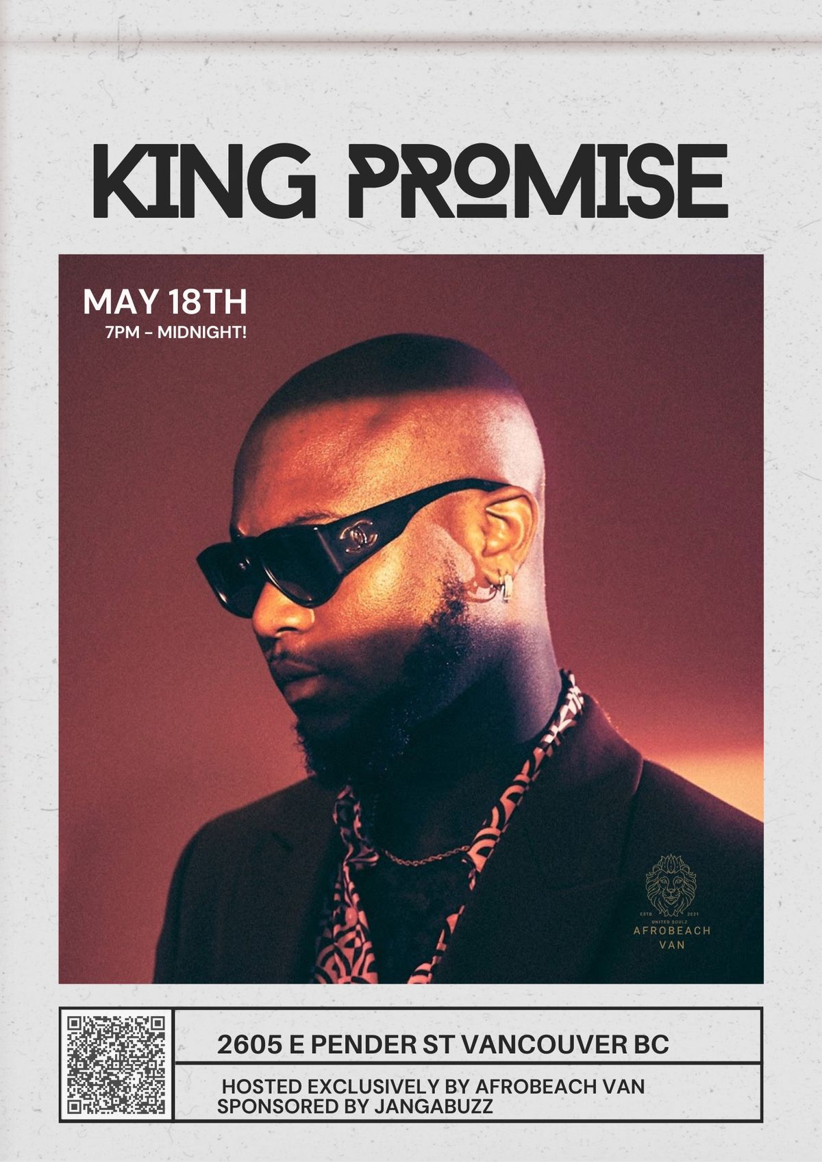 King Promise Live in Vancouver!