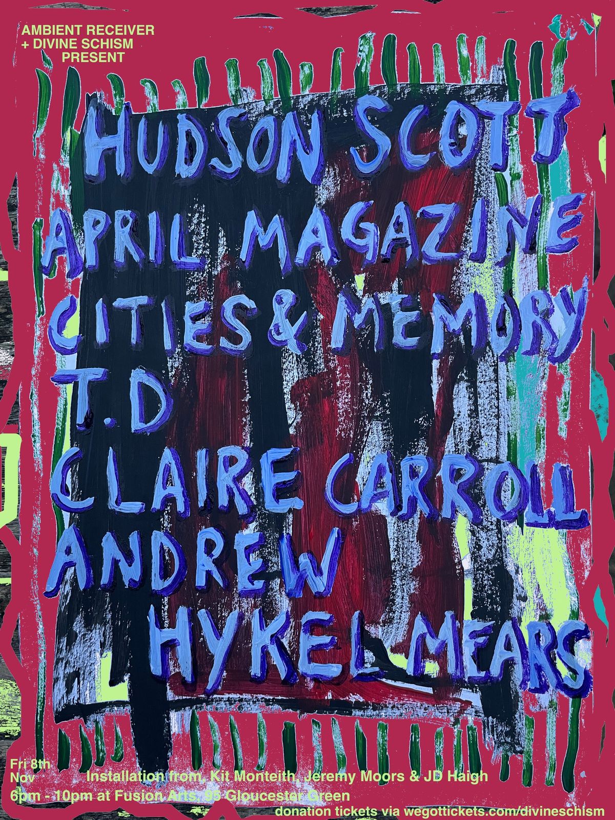 Divine Schism + Ambient Receiver: Hudson Scott, April Magazine, Cities and Memory and more