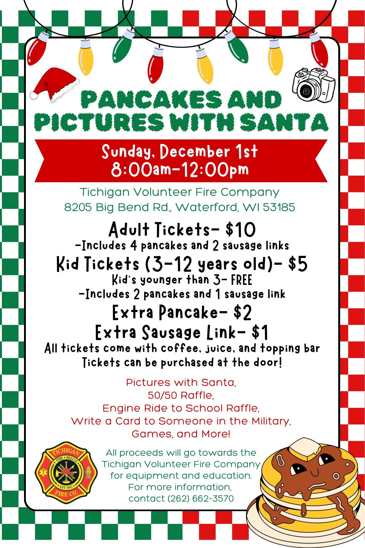 Pancakes and Pictures with Santa