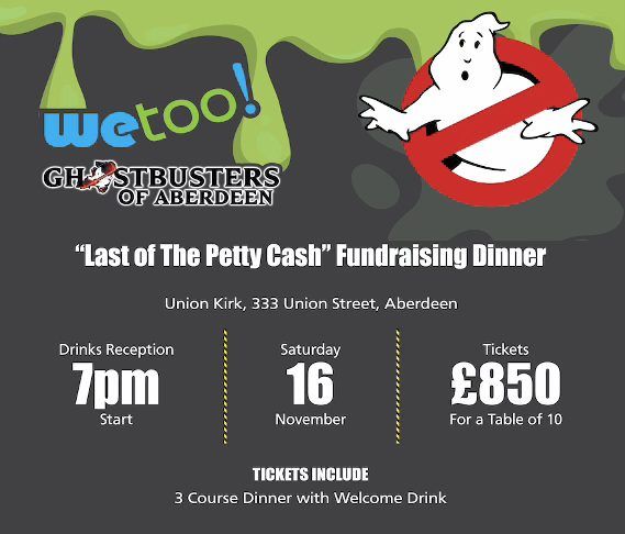 We Too! "Last of the Petty Cash"  Fundraising Dinner