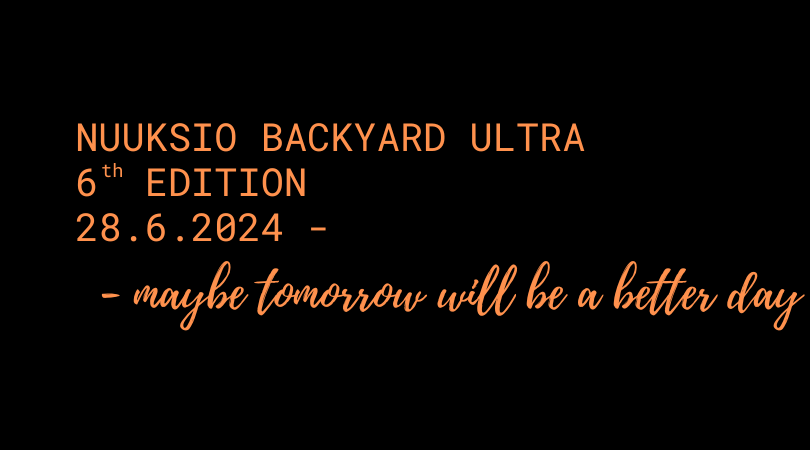 Nuuksio Backyard Ultra 2024