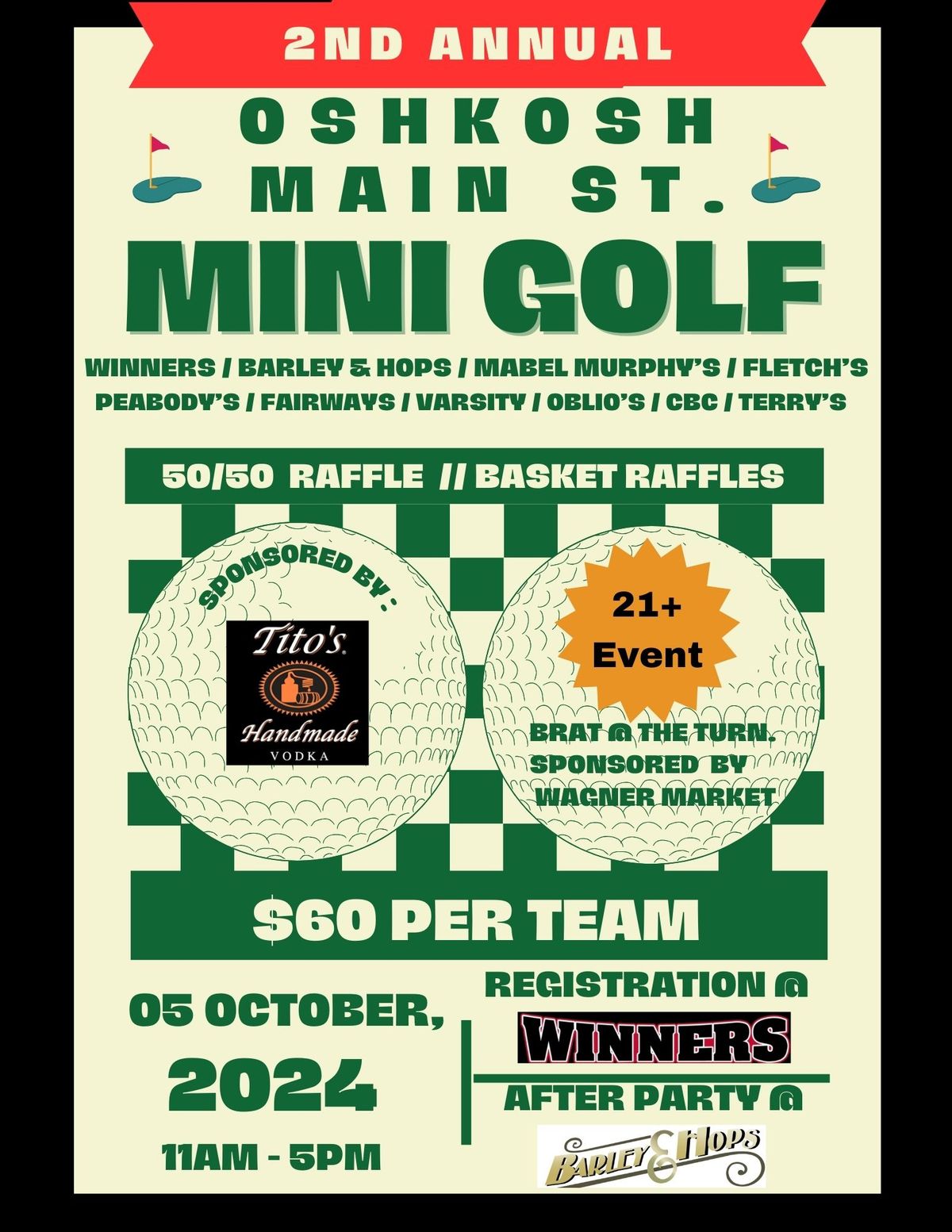 OSHKOSH MAIN ST. MINI GOLF OPEN