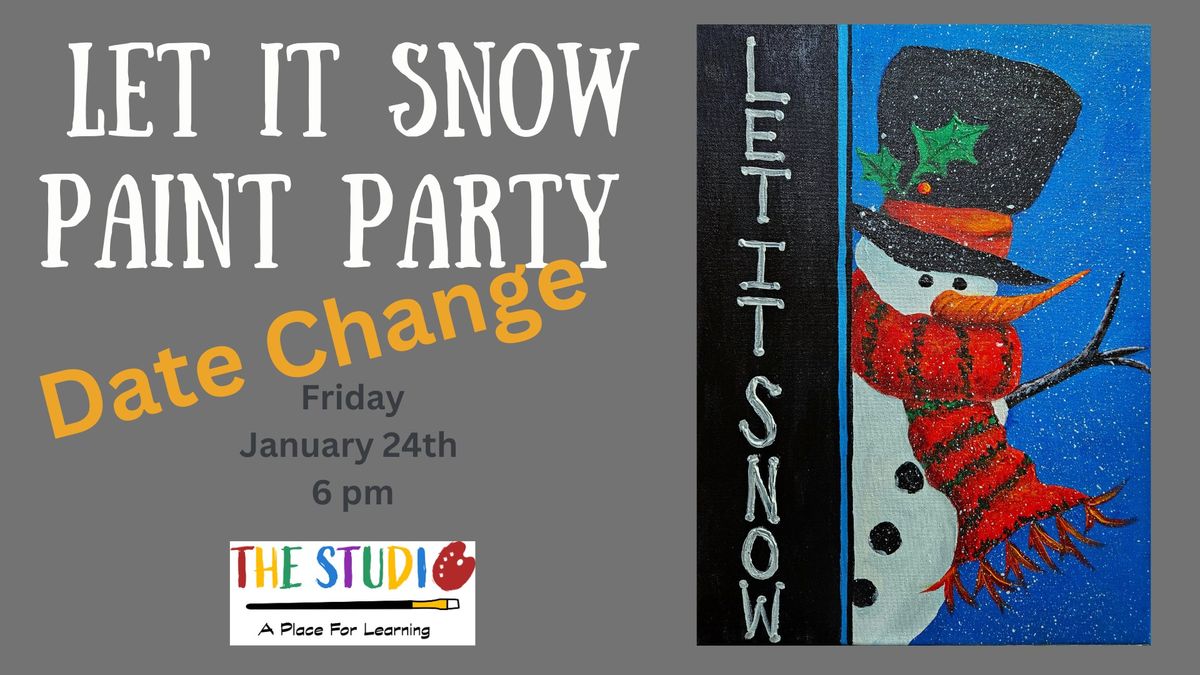 Let It Snow Paint Party