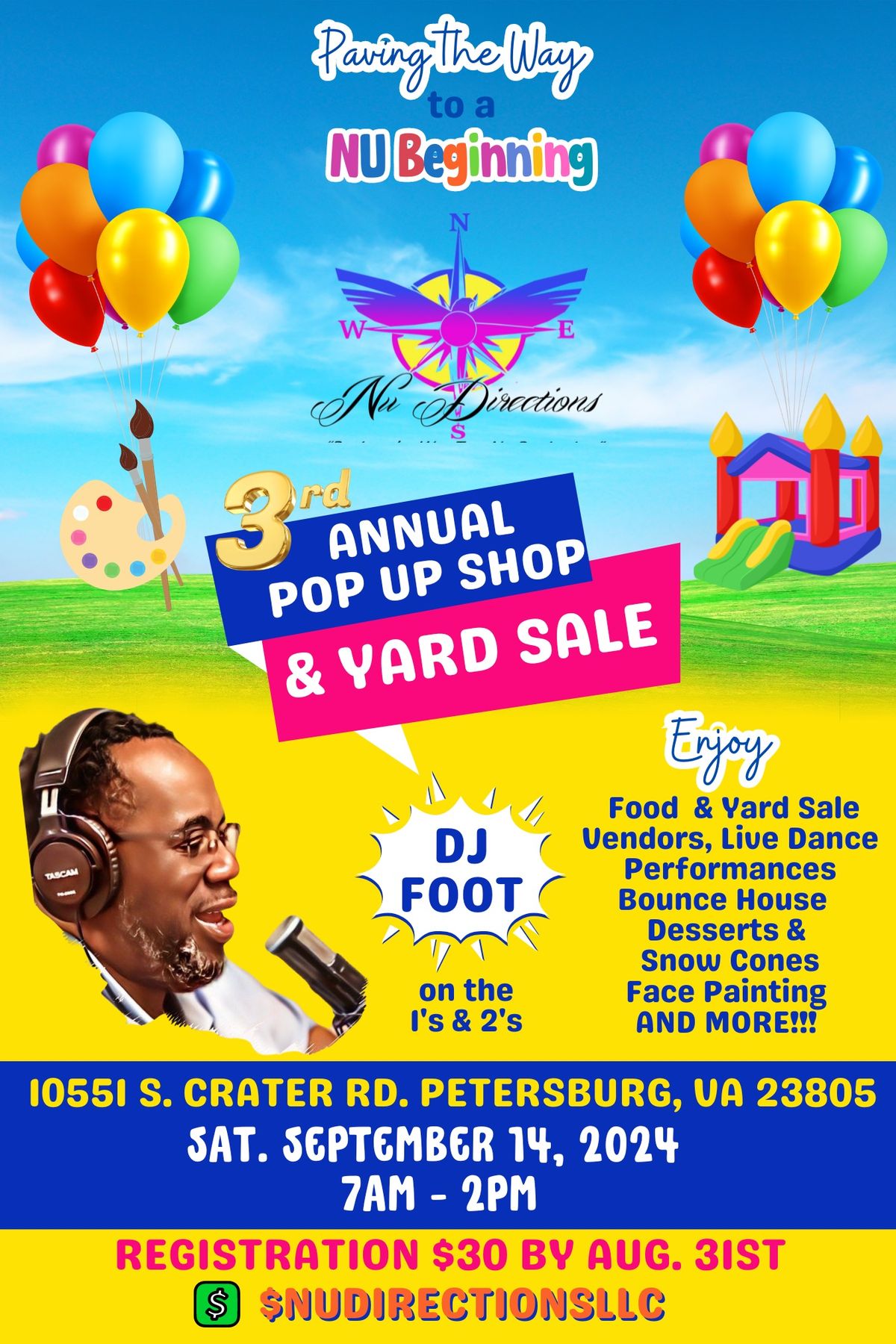 Nu Directions Behavioral Health, LLC's 3rd Annual Popup Shop and Community Yard Sale Expo