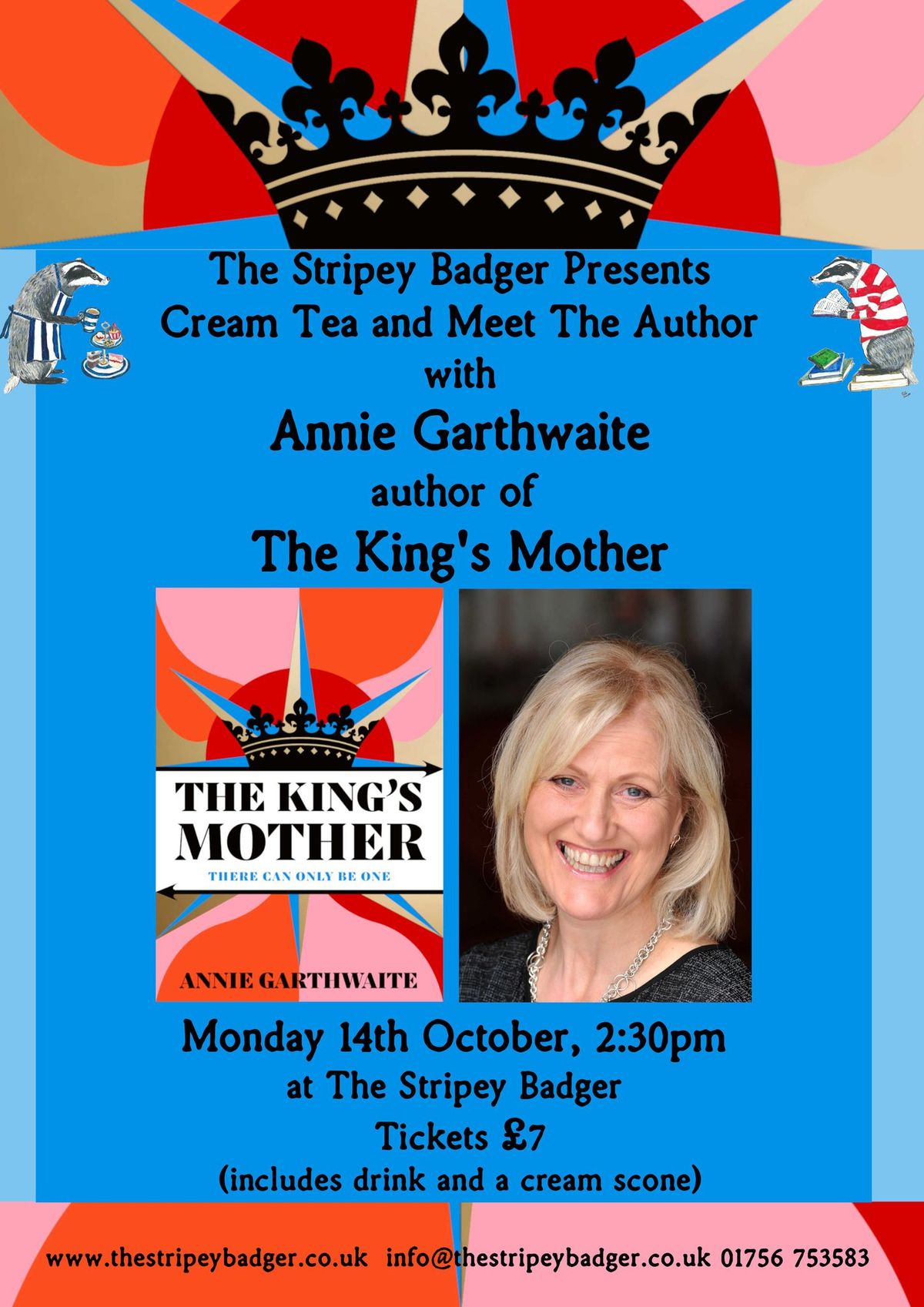 Cream Tea and Meet The Author with Annie Garthwaite